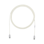 Cable de Parcheo TX6, UTP Cat6, Diámetro Reducido (28AWG), Color Gris, 7ft