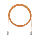 Cable de Parcheo TX6, UTP Cat6, Diámetro Reducido (28AWG), Color Naranja, 7ft