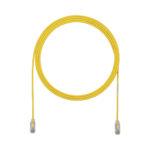 Cable de Parcheo TX6, UTP Cat6, Diámetro Reducido (28AWG), Color Amarillo, 7ft