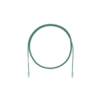 Cable de Parcheo TX6, UTP Cat6, Diámetro Reducido (28AWG), Color Verde, 9 ft