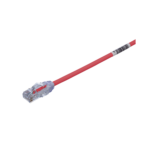 Cable de Parcheo UTP Cat6A, CM/LSZH, Diámetro Reducido (28AWG), Color Rojo, 10ft