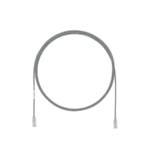 Cable de Parcheo UTP Cat6A, CM/LSZH, Diámetro Reducido (28AWG), Color Gris, 15ft