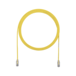 Cable de Parcheo UTP Cat6A, CM/LSZH, Diámetro Reducido (28AWG), Color Amarillo, 17ft