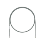 Cable de Parcheo UTP Cat6A, CM/LSZH, Diámetro Reducido (28AWG), Color Gris, 1 ft