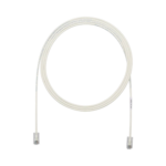 Cable de Parcheo UTP Cat6A, CM/LSZH, Diámetro Reducido (28AWG), Color Blanco Mate, 3ft