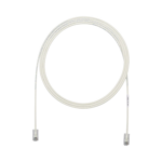 Cable de Parcheo UTP Cat6A, CM/LSZH, Diámetro Reducido (28AWG), Color Blanco Mate, 35 ft