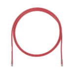 Cable de Parcheo UTP, Cat6A, 24 AWG, CM, Color Rojo, 3ft