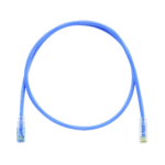 Cable de Parcheo TX6 Llaveado Azul, UTP Cat6, 24 AWG, CM, Color Azul, 7ft