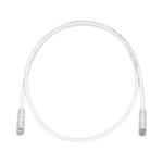 Cable de Parcheo TX6, UTP Cat6, 24 AWG, CM, Color Blanco Mate, 50 cm