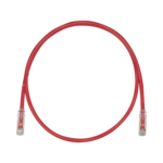Cable de Parcheo TX6, UTP Cat6, 24 AWG, CM, Color Rojo, 15ft