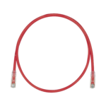 Cable de Parcheo TX6, UTP Cat6, 24 AWG, CM, Color Rojo, 16ft