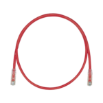 Cable de Parcheo TX6, UTP Cat6, 24 AWG, CM, Color Rojo, 3ft