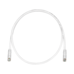 Cable de Parcheo TX6, UTP Cat6, 24 AWG, CM, Color Blanco Mate, 7ft