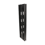 Organizador RouteIT Vertical Doble de 45UR,  Fabricado en Acero Laminado en Frío 16AWG, 6in (152mm) de Ancho