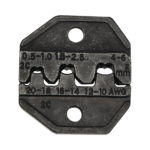Matriz Ponchadora, Terminales  sin Aislamiento o de Cilindro Abierto, 10-20 AWG. Compatible con Pinza Ponchadora VDV200-010