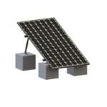 Montaje para Panel Solar, Riel "8" de 1400mm para Módulos con Espesor de 35mm, Velocidad de Viento Máx. 136km/h (20° a 45°)