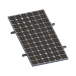 Kit De Minirieles Para Panel Solar Arreglo 1X1 Para Instalación Plano En Lámina