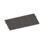 Kit De Minirieles Para Panel Solar Arreglo 1X4 Para Instalación Plano En Lámina