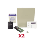 2 Paneles de Alarma VISTA48/6160RF Teclado Alfanumérico con Receptor Inalámbrico, Batería y Transformador