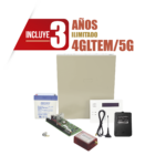 (3 Años 4GLTEM/5G ILIMITADO INCLUIDO)  Kit Vista48LA con comunicador 4GLTEM/5G MN01, Teclado, Gabinete, Batería y Transformador