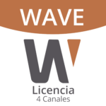 Licencia de 4 Canal de Wisenet Wave Profesional