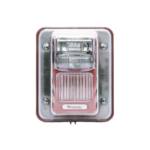 Sirena Estrobo, Para Intemperie, Montaje en Muro, Color Rojo (0500-05860)