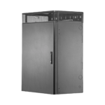 Gabinete de Montaje en Pared TrueEdge™, Con 9 UR para Equipo Activo y 9 UR para Paneles de Parcheo, Fabricado en Acero, Color Negro