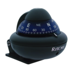 Brújula serie Explorer en color gris, con iluminación nocturna color verde.