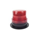 Burbuja Brillante de Larga Vida Útil, con 8 LEDs Color Rojo, Domo Rojo, 12Vcd