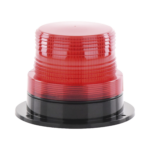 Burbuja Brillante de Larga Vida Útil, con 8 LEDs Color Rojo, Domo Rojo, 110 Vca