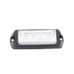 Luz Auxiliar Ultra Brillante de 8 LED, color Ámbar / Claro , con mica transparente.