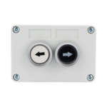 Botonera Doble Para Barreras Vehiculares, Operadores Corredizos y Abatibles.