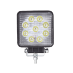 Luz de trabajo de 9 LED , 2300 Lúmenes, 27 Watts, 10-30 Vcc, IP67