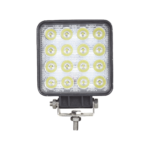 Luz de trabajo de 16 LED, 4000 Lumenes, 48 Watts, 10-30 Vcc, IP67