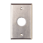 Placa de Pared Reforzada, de Acero Inoxidable, Para Uso Industrial, de 1 Puerto