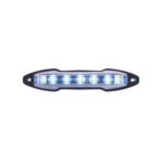 Luz auxiliar con 9 LED color azul angulo de 180 grados