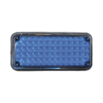 Luz de advertencia de 7x3", Color Azul, Ideal para ambulancias