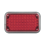 Luz de Advertencia de 6X4", Color Rojo, Ideal para Ambulancias