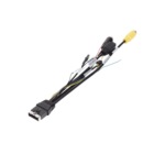 Cable adaptador / posibilita la inclusión de un canal IP, incorpora salida de video conector tipo aviación 4 pines y datos RS485 / compatible con modelo XMR406NAHD