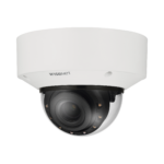 Cámara Domo IP 6MP con IA, Antivandalico / Lente Motorizado de 4.4 a 9.3mm / P-Iris, WDR 120dB / Ranura SD / IP66 IP67 NEMA4X IK10