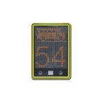 Radar de velocidad de 3 dígitos con mensajes variables y confgurables