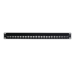 Patch Panel UTP Z-MAX de 24 puertos, Precargado con Jacks Categoría 6, Plano, 1UR