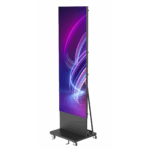 Poster LED de Piso / Pixel Pitch 1.8 mm / Modular (Puede Crecer con Mas Posters) / Case para Transporte / Uso en Interior / Calidad de Video Destacada