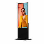 Pantalla de 55" 4K para Publicidad Digital / Base para Piso (Totem) / Gestión de Contenido y Control Centralizado
