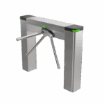 Torniquete Estético Trípode Bidireccional de Acero Inoxidable / 3 Millones de Ciclos MCBF / Interior y Exterior Protegido / LEDs indicadores de Entrada y Salida /Tipo Puente