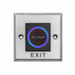 Botón Cuadrado Sin Contacto / Indicador LED / NO / NC / Interior / Acero Inoxidable