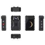 Body Camera Portátil / Grabación a 2K / Pantalla 2.4" LCD / IP68 / H.265 / 32 GB de Almacenamiento / GPS / WIFI / 3G y 4G / Fotos de Hasta 40 Megapixel / Micrófono Integrado