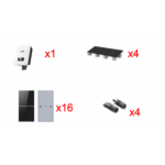 Kit Solar Interconexion  / 10kW  220Vca / Inversor AFORE / Montaje Incluido