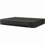 DVR 16 Canales TURBOHD + 16 Canales IP / 8 Megapixel (4K) / Audio Bidireccional / ACUSENSE / Audio Bidireccional / 1 Bahía de Disco Duro / Salida de Video en Full HD / H.265+