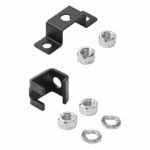 Kit de Soporte a Techo, Para Charola Tipo Escalerilla, de Acero, Color Negro